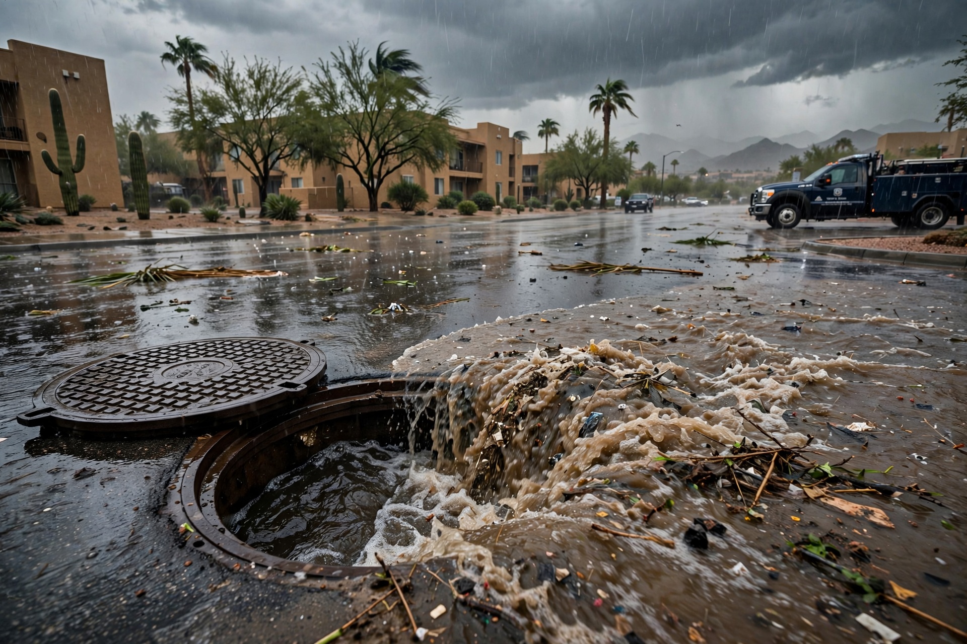 How Monsoon Rains Affect Tempe Sewer Lines