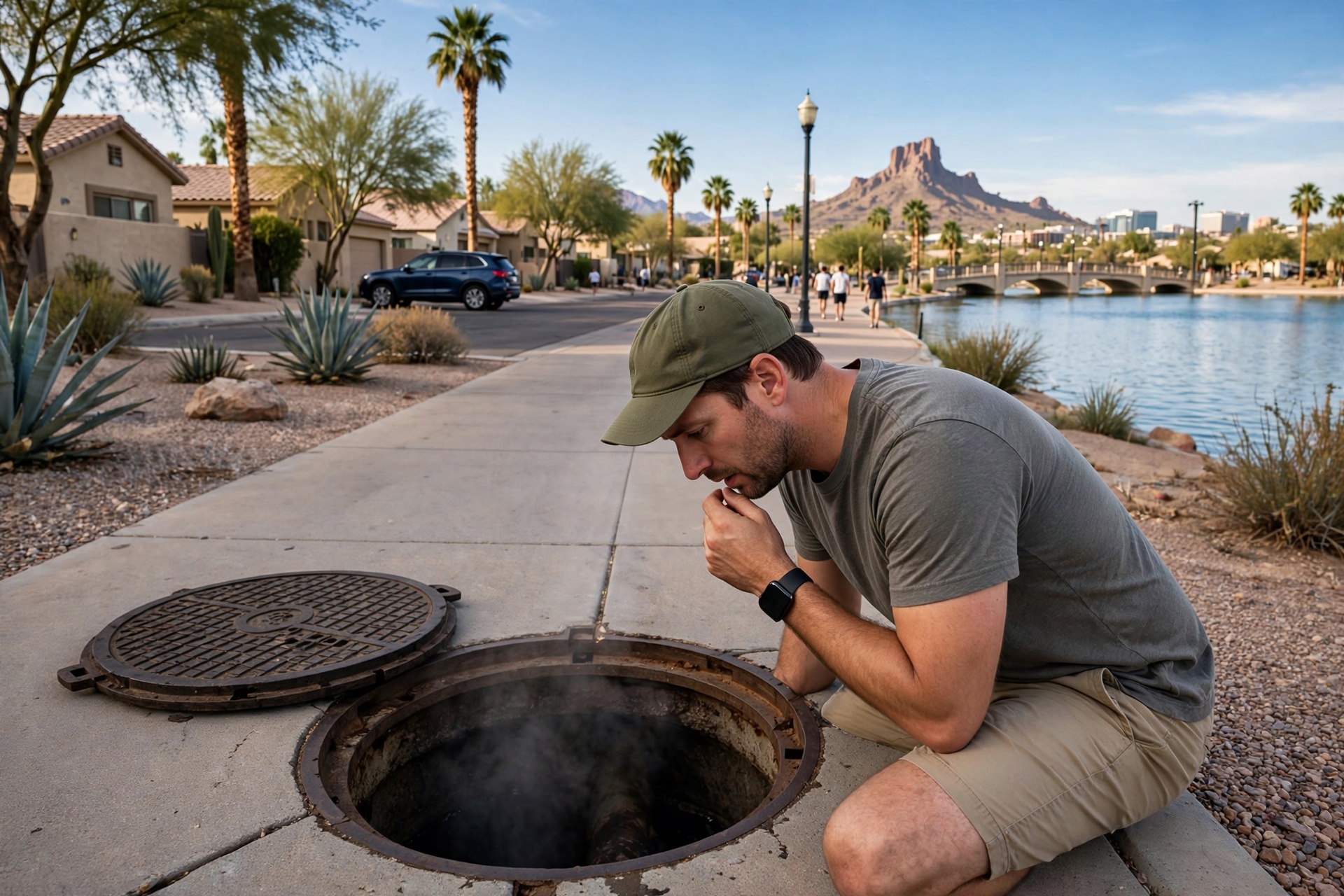 What Homeowners Near Tempe Town Lake Should Know About Sewer Odors