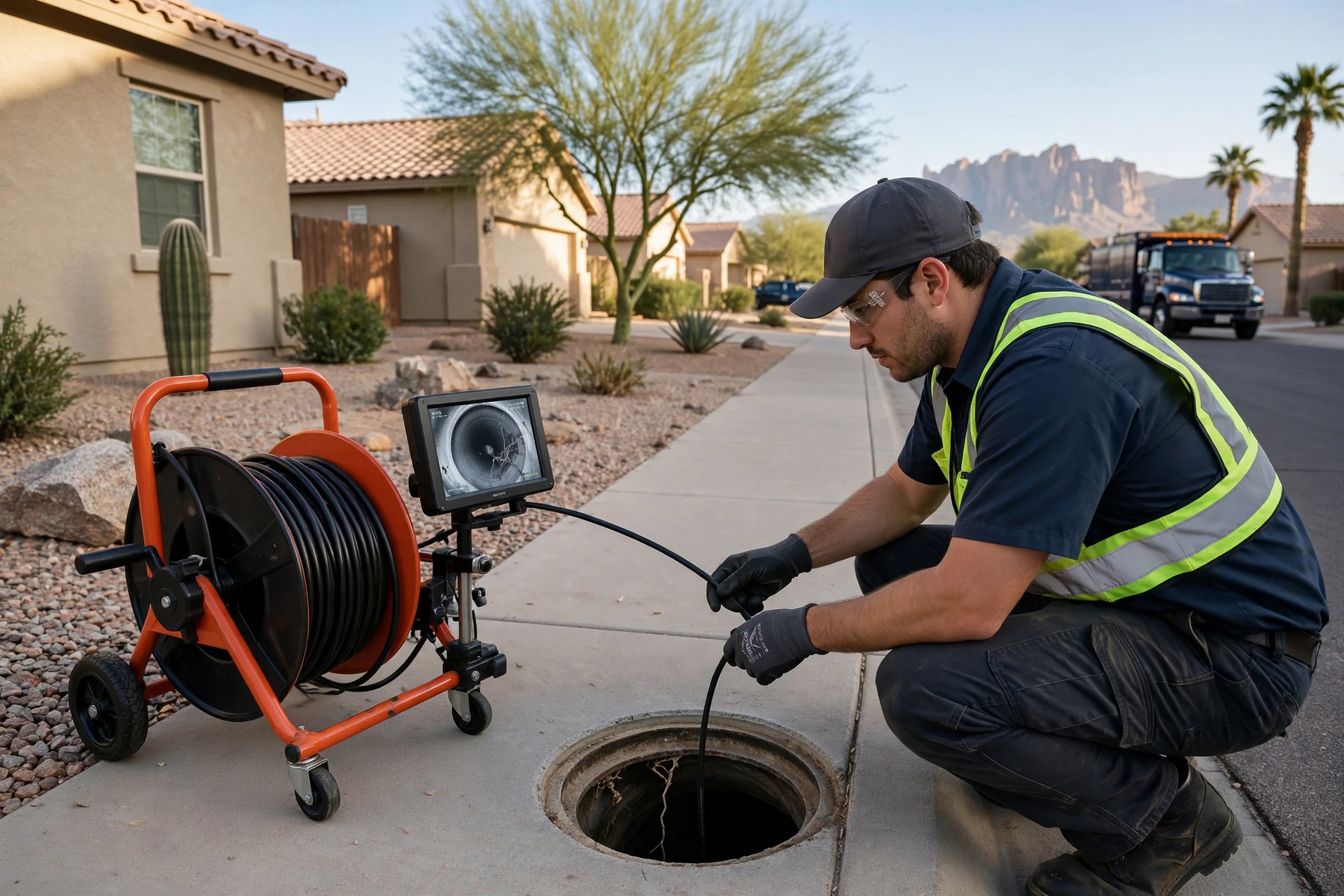 Sewer & Drain Cleaning in South Central Tempe